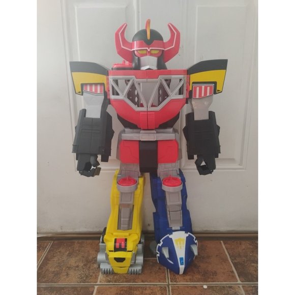 COPY - Mighty Morphin Power Rangers Megazord Imaginext Vintage Large 27" Robot … - Picture 1 of 9